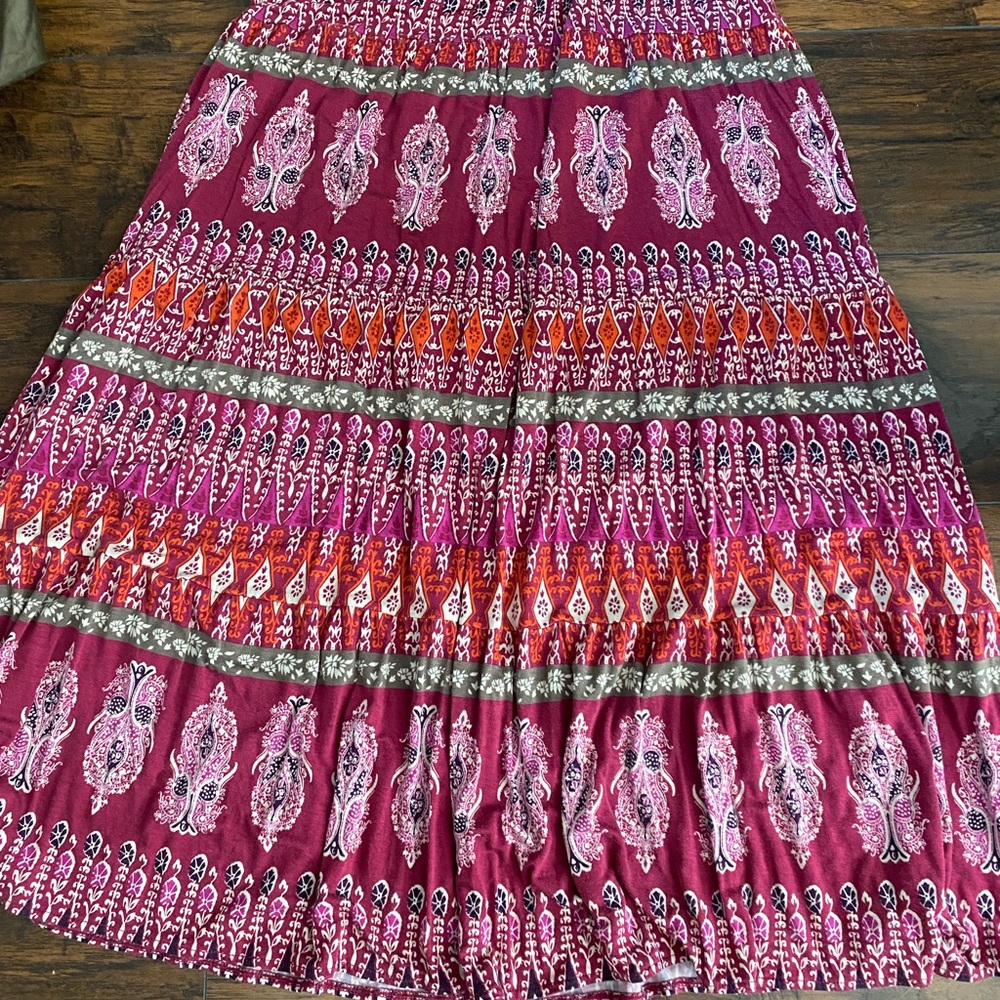 Maxi skirt, vintage, hippie, boho